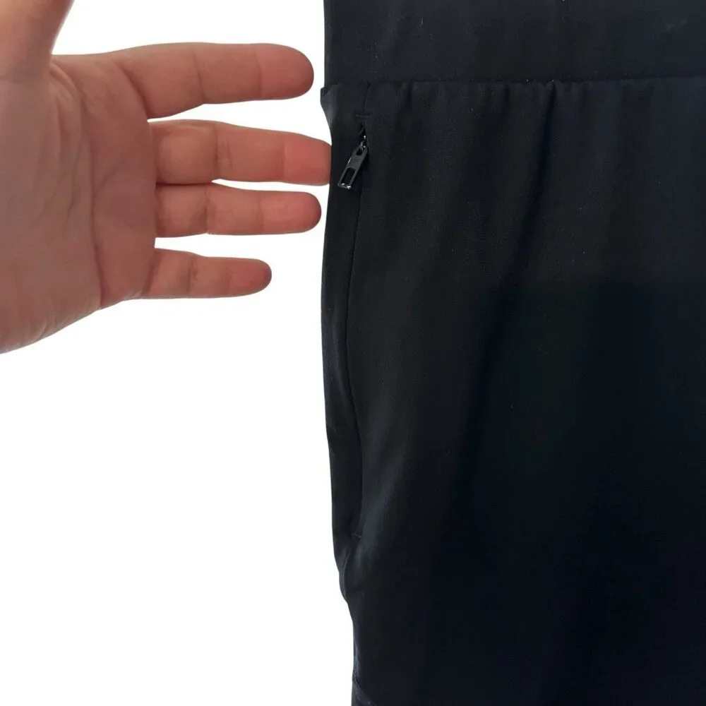 Fabletics The Altitude Slim-Fit Jogger Pants Men’s Large Black Athletic Running